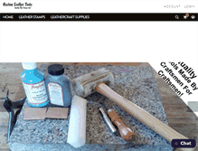 Tablet Screenshot of customleathertools.com